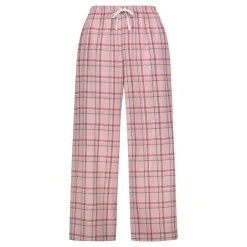 naisten pyjamahousut Kia ruutuhousu, vaaleanpunainen>Klement Online