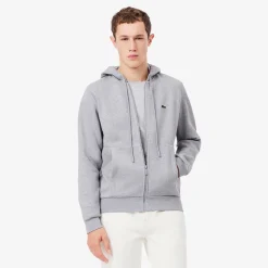 Miesten Huppari, REGULAR FIT BRUSHED ZIPPERED>Lacoste Clearance