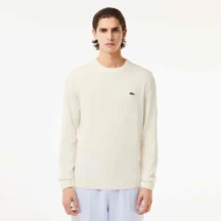 miesten neulepusero, REGULAR FIT CREW NECK SWEATER>Lacoste Online
