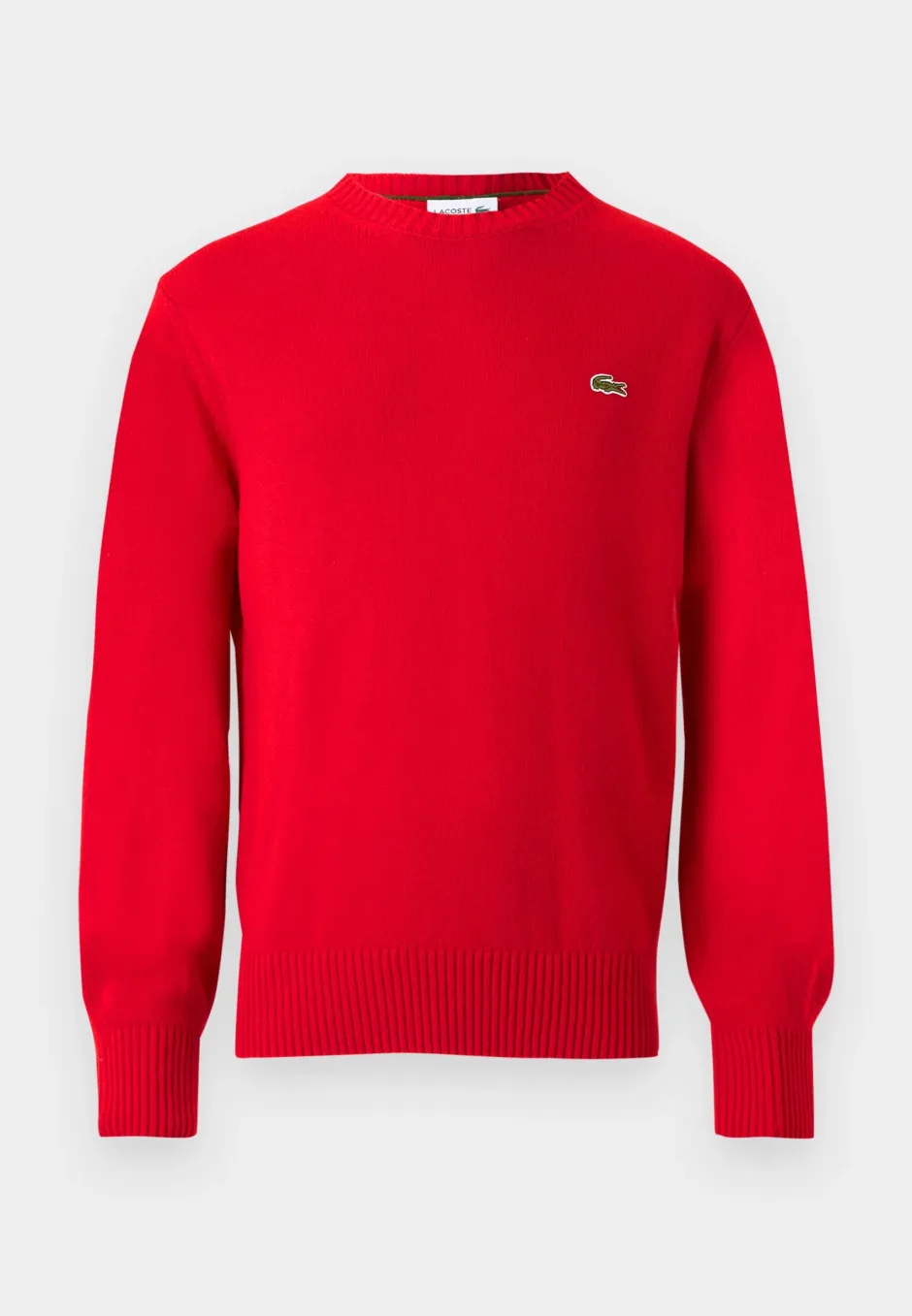 miesten neulepusero K MONOCHROME CARDED WOOL NECK SWEATER,>Lacoste Best