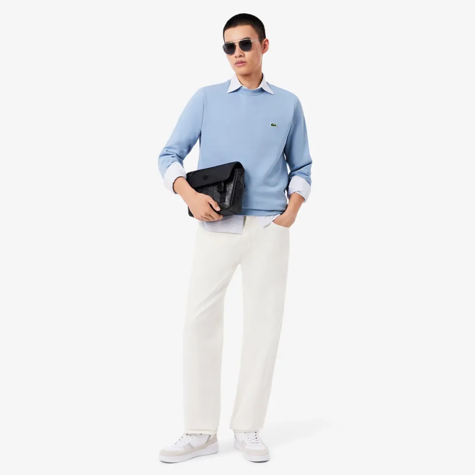 miesten neulepusero Brushed Cotton Fleex Jogger Sweatshirt,>Lacoste