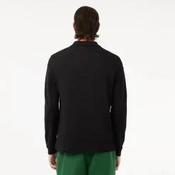 Miesten Pikeepaita, LONG SLEEVED COTTON POLO>Lacoste Hot