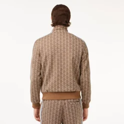 Miesten Verryttelytakki, PARIS JACQUARD MONOGRAM ZIPPED>Lacoste Hot