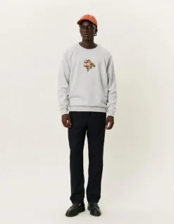 miesten collegepusero, FIORE SWEATSHIRT>Les Deux Clearance