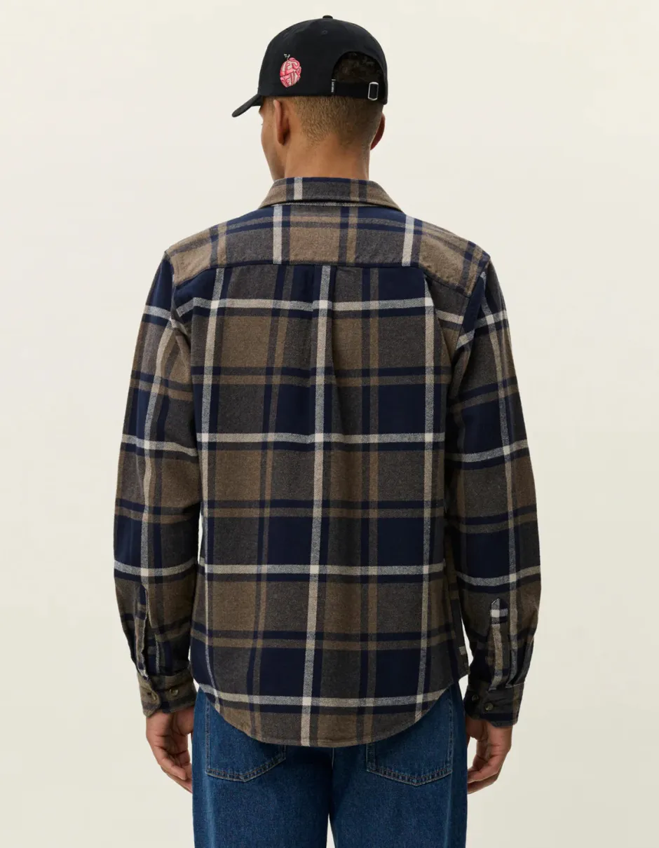 miesten flanellipaita, JEREMY CHECK FLANNEL SHIRT>Les Deux Online