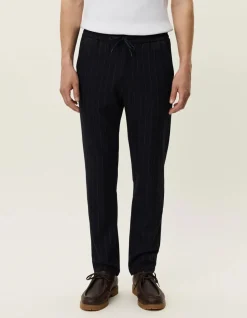 miesten housut COMO TAPERED PINSTRIPED PANTS,><noscript><img width=