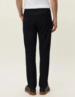 miesten housut COMO TAPERED PINSTRIPED PANTS,><noscript><img width=