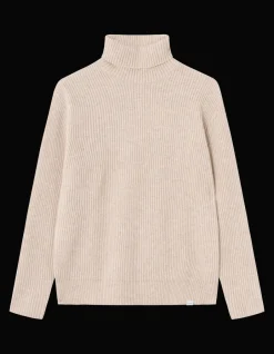 miesten neule, EDDIE WOOL RIB ROLL NECK><noscript><img width=