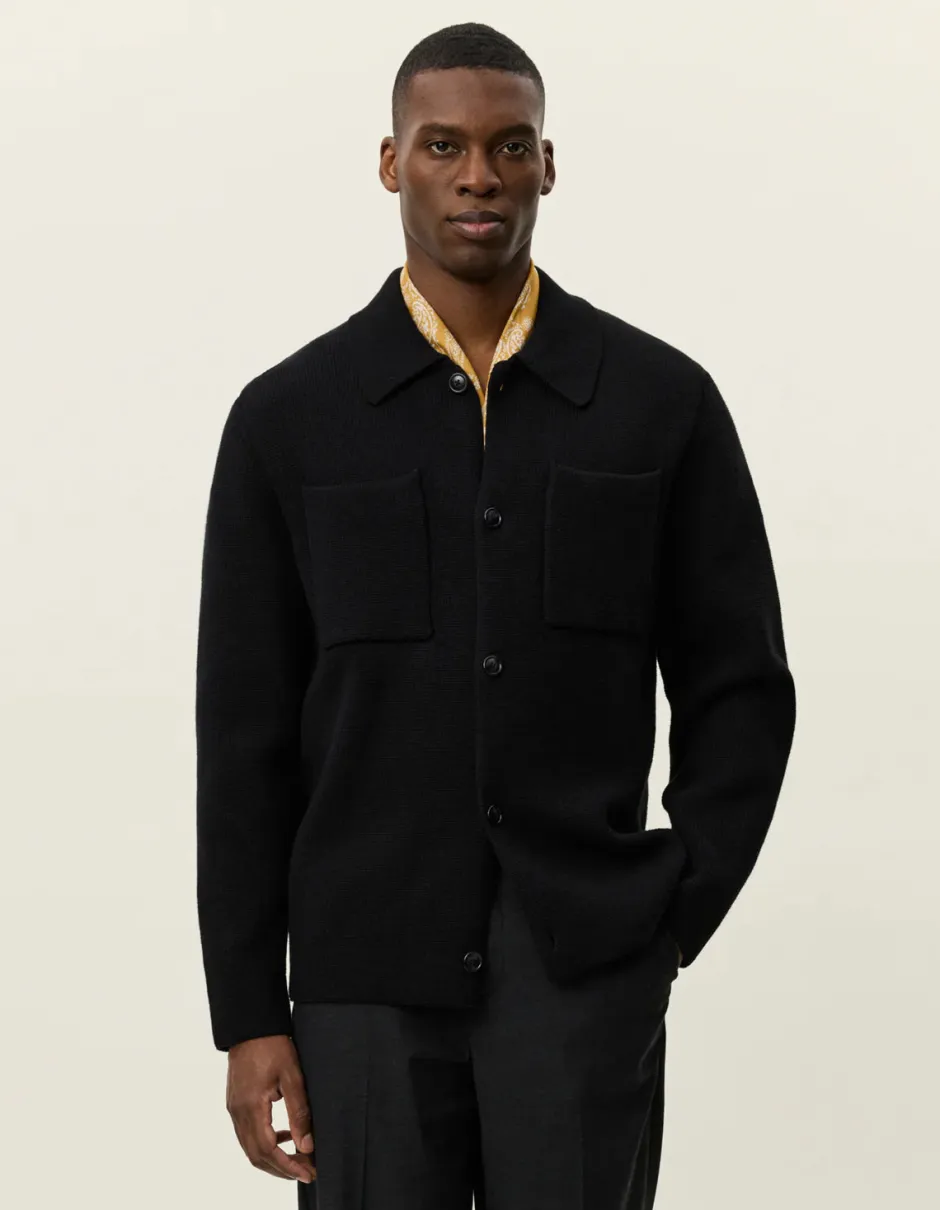 miesten paitatakki FISHER COTTON MILANO OVERSHIRT,>Les Deux Best