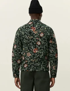 miesten paitatakki, JAIDEN FLOWER JACQUARD OVERSHIRT><noscript><img width=
