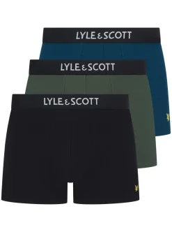 Lyle & Scott miesten bokserit, NATHAN 3-PACK BOXER>Lyle u0026 Scott Discount
