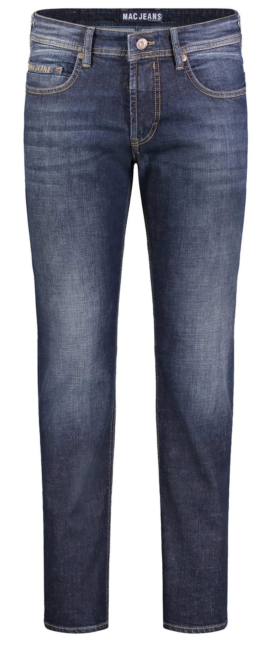 miesten farkut, BEN REGULAR FIT AUTHENTIC DENIM Sininen, Indigo>Mac Hot