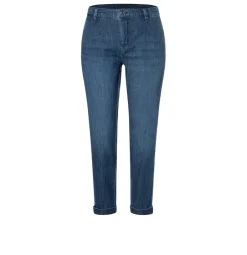 naisten farkut Chino Turn Up, sininen indigo><noscript><img width=