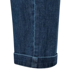 naisten farkut Chino Turn Up, sininen indigo><noscript><img width=