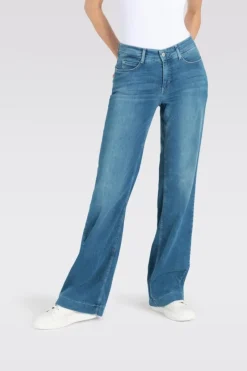 naisten farkut, DREAM WONDER LIGHT Sininen, Indigo>Mac Online