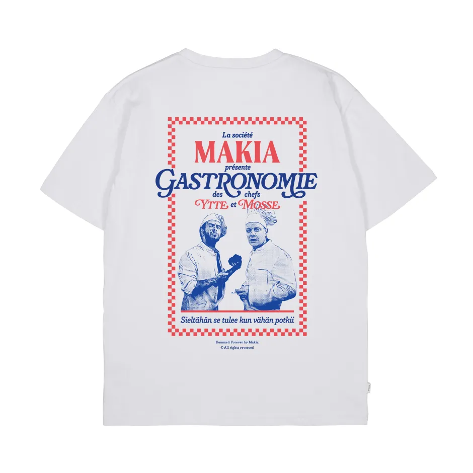 Makia Kummeli Gastronomie T-shirt,>MAKIA x KUMMELI Outlet