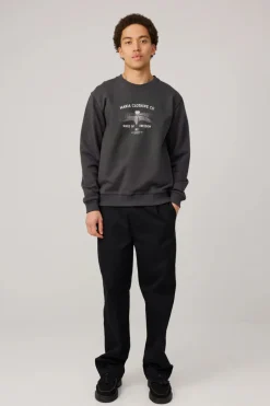 miesten collegepaita Eagle Sweatshirt,>Makia Discount