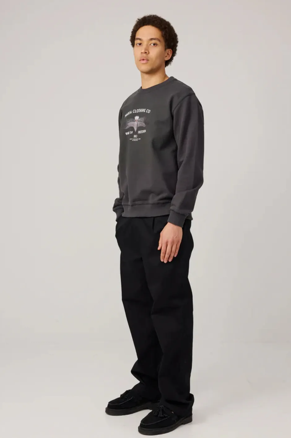 miesten collegepaita Eagle Sweatshirt,>Makia Discount