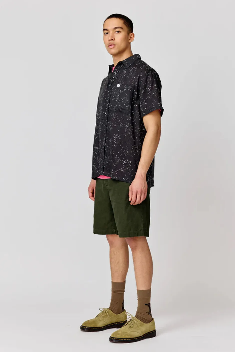 miesten lyhythihainen kauluspaita, PASTURE SHIRT>Makia Outlet