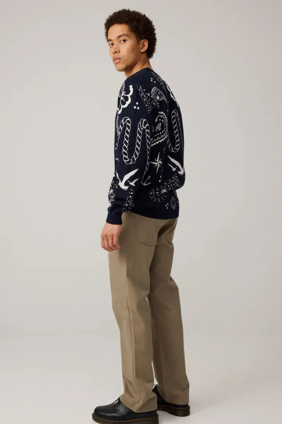 miesten neulepusero Beam Knit,>Makia Sale