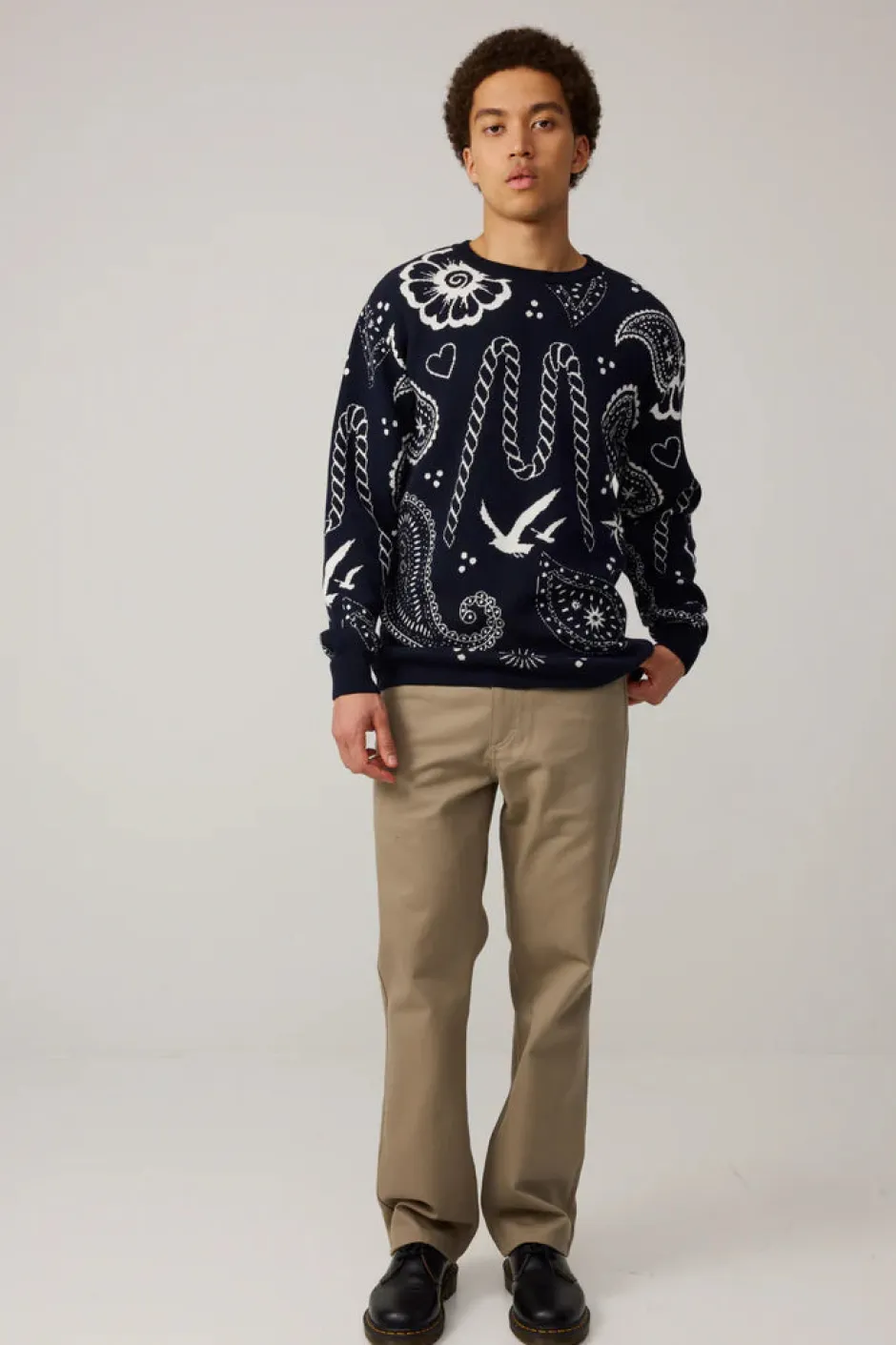 miesten neulepusero Beam Knit,>Makia Sale