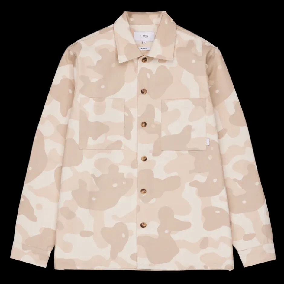 miesten paitakki, OFFSHORE OVERSHIRT>Makia New