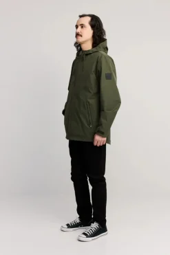 miesten takki, OAK JACKET 5000M WATERREPEL Armeijanvihreä>Makia Best