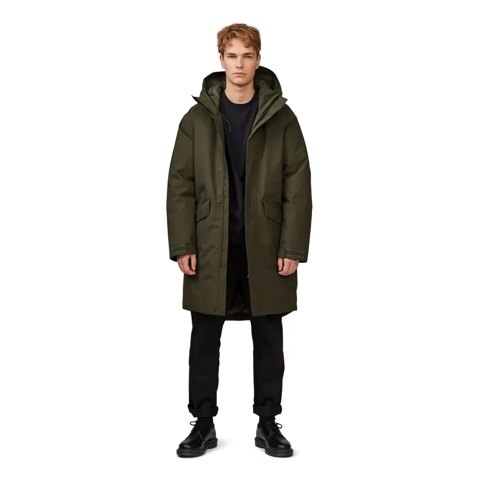 Miesten Talvitakki ULTIMA JACKET, Armeijanvihreä>Makia Sale