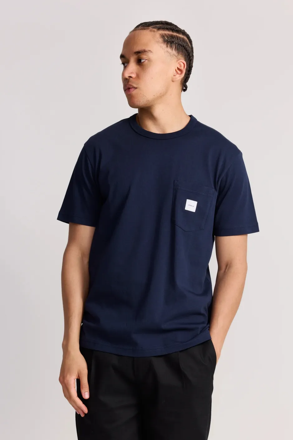 miesten t-paita K Square Pocket t-shirt,>Makia Sale