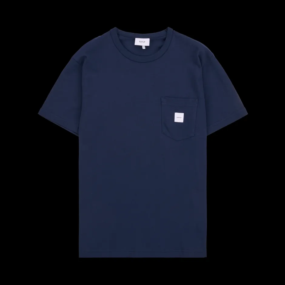 miesten t-paita K Square Pocket t-shirt,>Makia Sale
