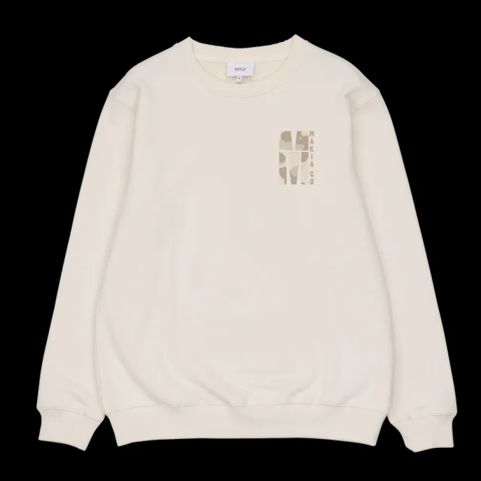 unisex collegepusero, OFFSHORE SWEATSHIRT>Makia Sale