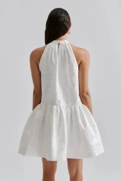 naisten mekko, FLORA HALTERNECK MINI DRESS>Malina New