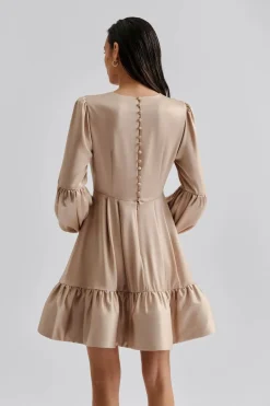 naisten mekko, JASMINE RUFFLED MINI DRESS>Malina Discount