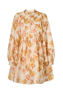 naisten mekko, TYRA HIGH NECK BALLOON SLEEVE MINI DRESS><noscript><img width=