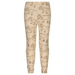 Lasten Pyjama, SUPER POWER CREAM PYJAMA SET Ruskea Kuosi>Metsola Clearance