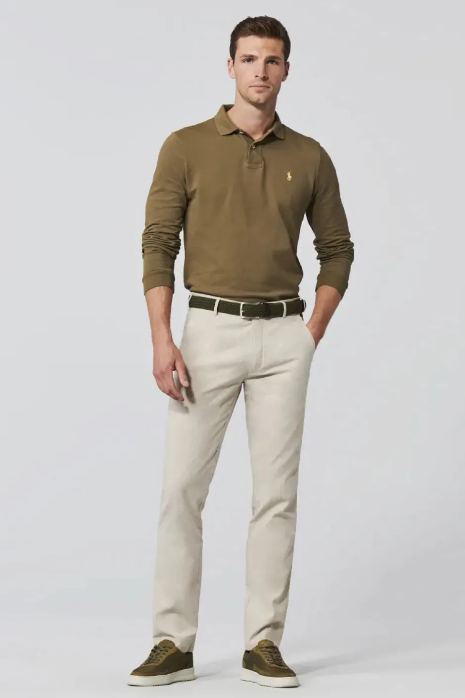 miesten housut, BONN LINEN COTTON TROUSER>Meyer Best