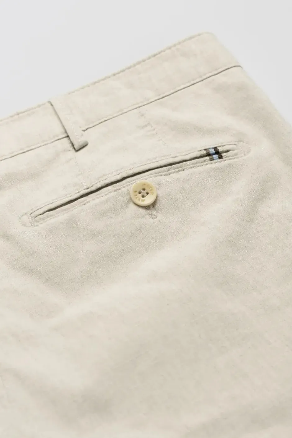 miesten housut, BONN LINEN COTTON TROUSER>Meyer Best
