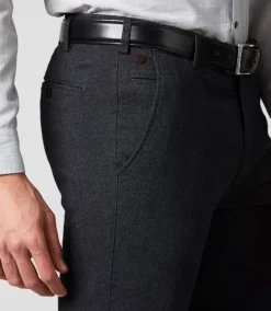 miesten puuvillahousut, BONN 5585 HERRINGBONE Harmaa Kuosi><noscript><img width=