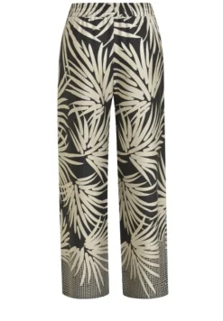 naisten housut, WIDLEG PANTS BLACK PRINT><noscript><img width=