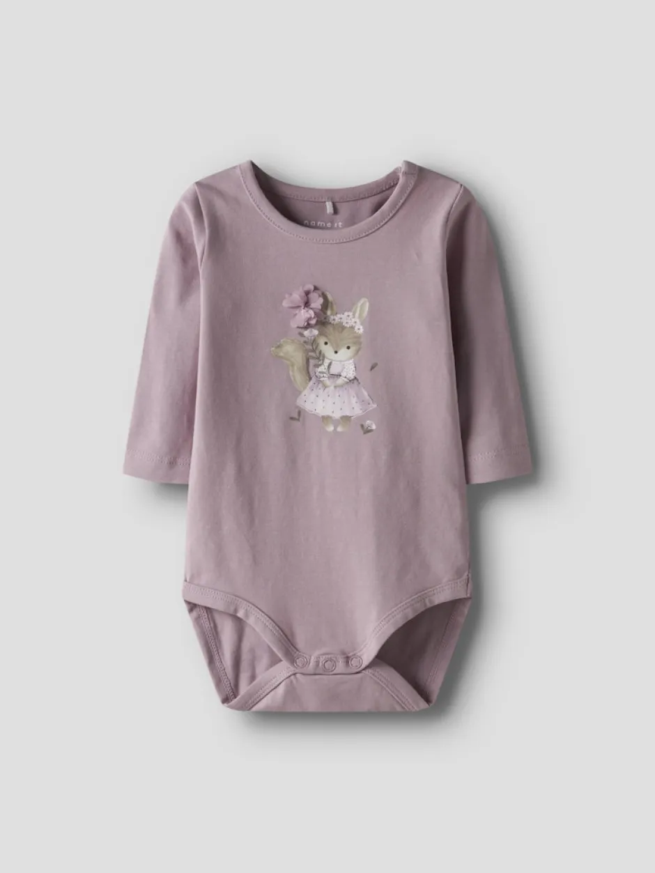 body NBFSUNSHINE LS BODY, violetti>Name It New