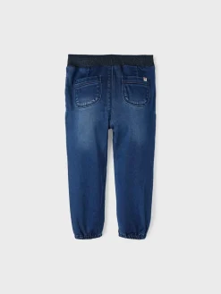farkut, NMFBELLA SHAPED R JEANS 1395 Sininen, Indigo><noscript><img width=