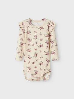 lasten body, NBFRLINE M LS BODY Beige Kuosi>Name It Hot