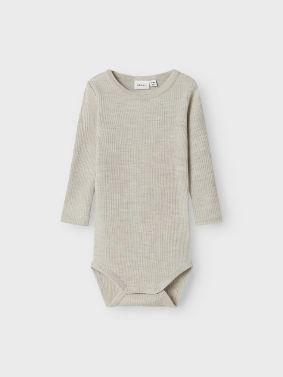 lasten body, NBNWAX WOOL RIB LS BODY>Name It Sale