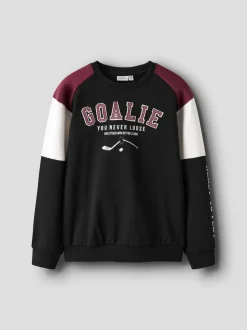 lasten college NKMSHAWN LS NREG SWEAT BRU,><noscript><img width=