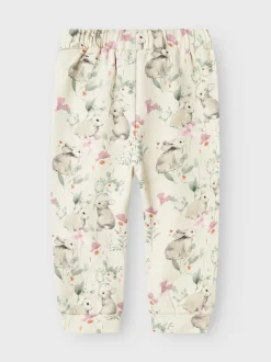 Lasten Collegehousut, NMFSADIE REG SWEAT PANT Beige Kuosi>Name It Sale