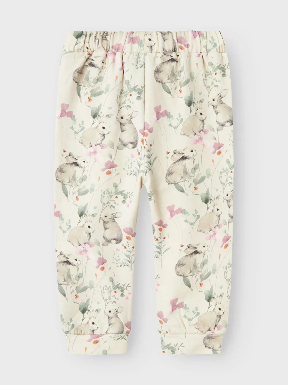 Lasten Collegehousut, NMFSADIE REG SWEAT PANT Beige Kuosi>Name It Sale