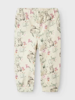 Lasten Collegehousut, NMFSADIE REG SWEAT PANT Beige Kuosi>Name It Sale