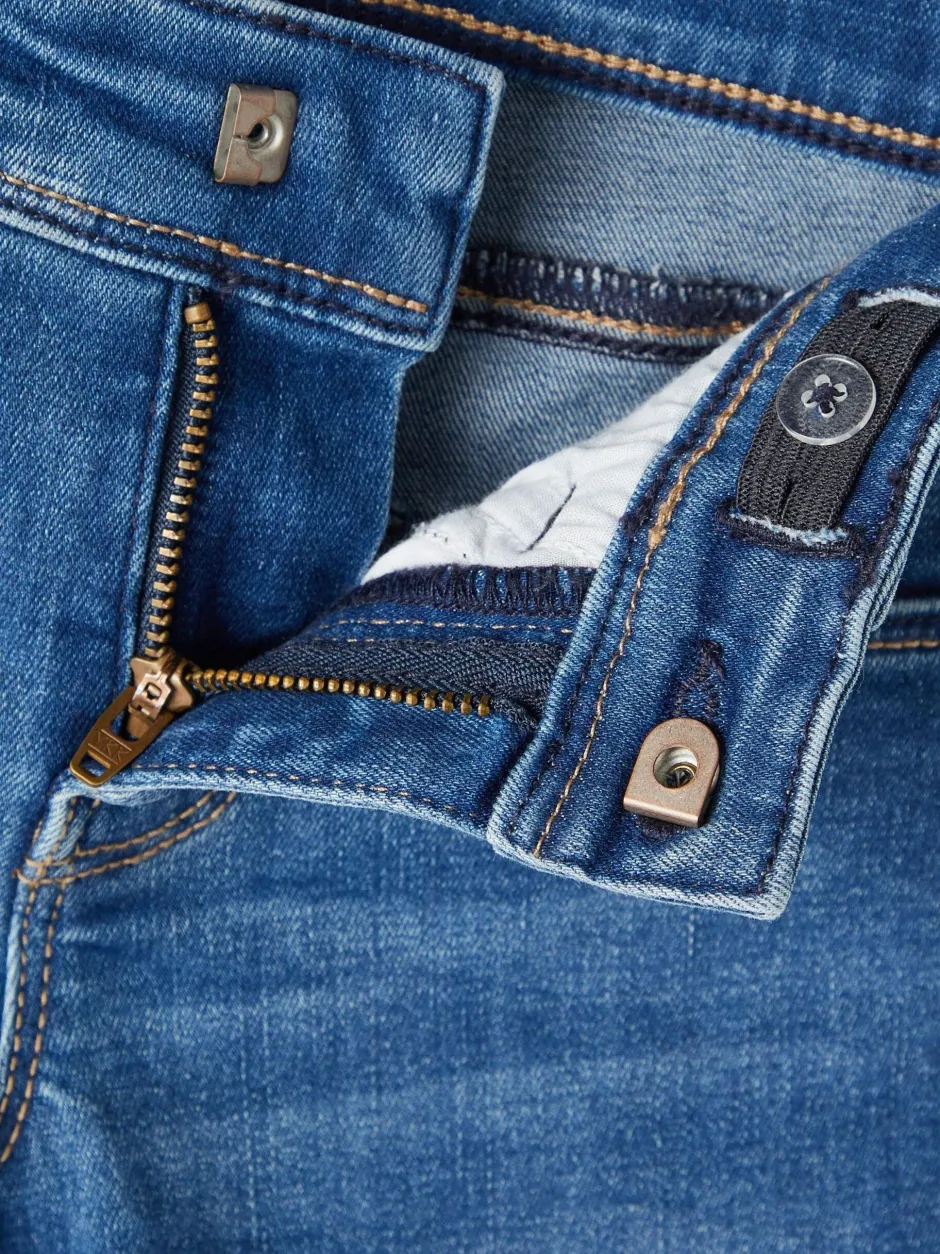 lasten farkut, NKFPOLLY SKINNY BOOT JEANS 1142 Sininen, Indigo>Name It