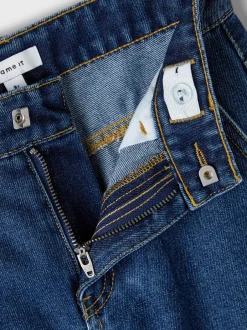 lasten farkut, NKFROSE HW WIDE CARGO JEANS Indigo><noscript><img width=