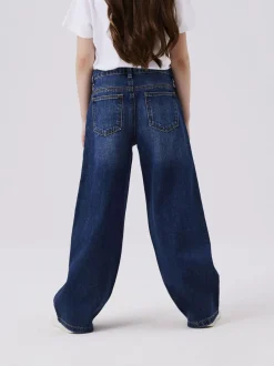 Lasten Farkut, NKFROSE WIDE JEANS 5529 NOOS Indigo><noscript><img width=